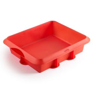 MOLDE SILICONA ROJO LASAÑA LEKUE