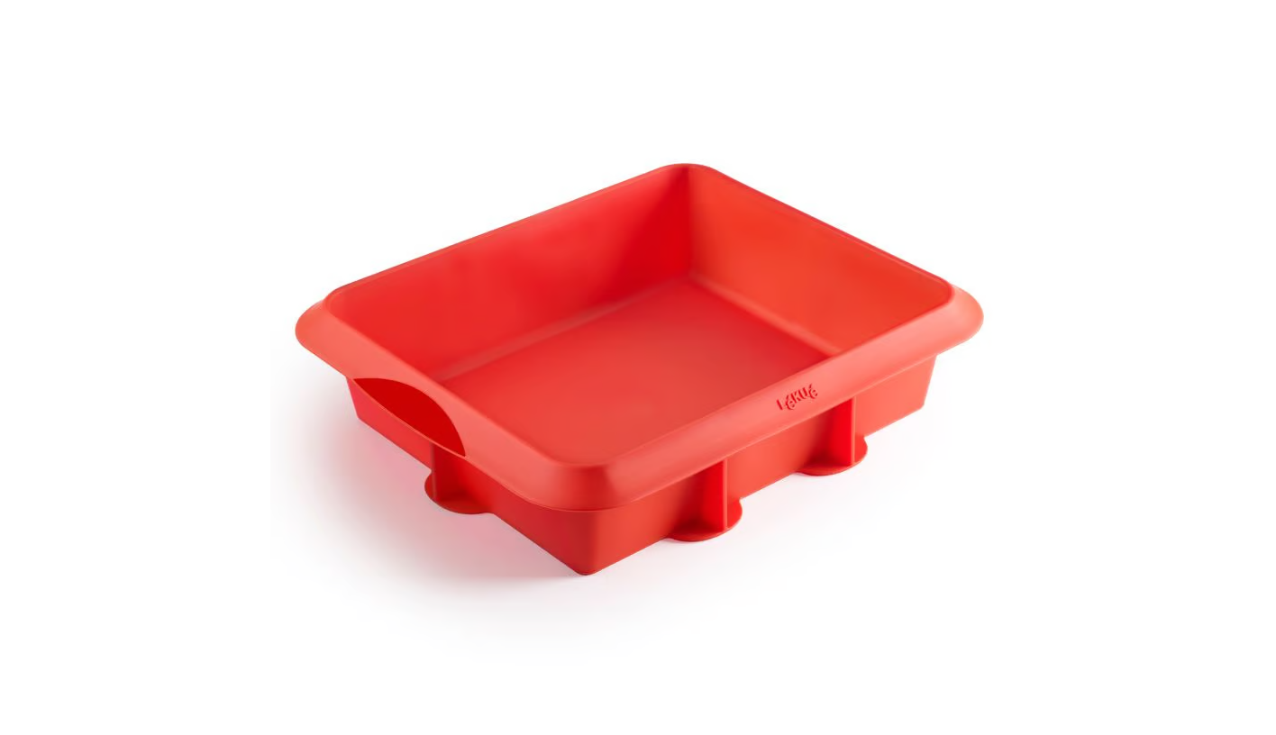 MOLDE SILICONA ROJO LASAÑA LEKUE